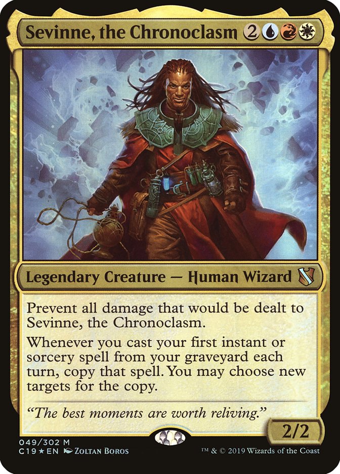 Sevinne, the Chronoclasm (Oversized) [Commander 2019 Oversized] | Rock City Comics