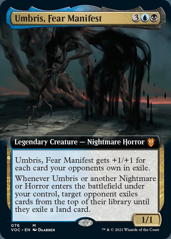 Umbris, Fear Manifest (Extended) [Innistrad: Crimson Vow Commander] | Rock City Comics