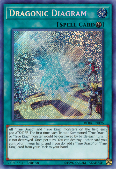 Dragonic Diagram [BLRR-EN096] Secret Rare | Rock City Comics