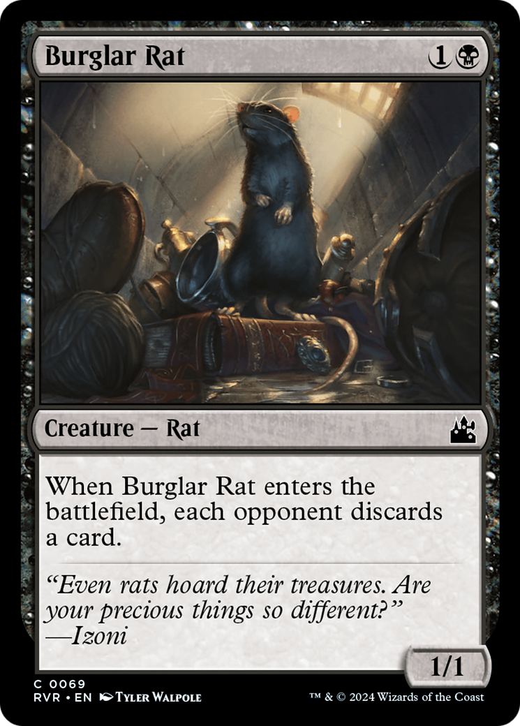 Burglar Rat [Ravnica Remastered] | Rock City Comics