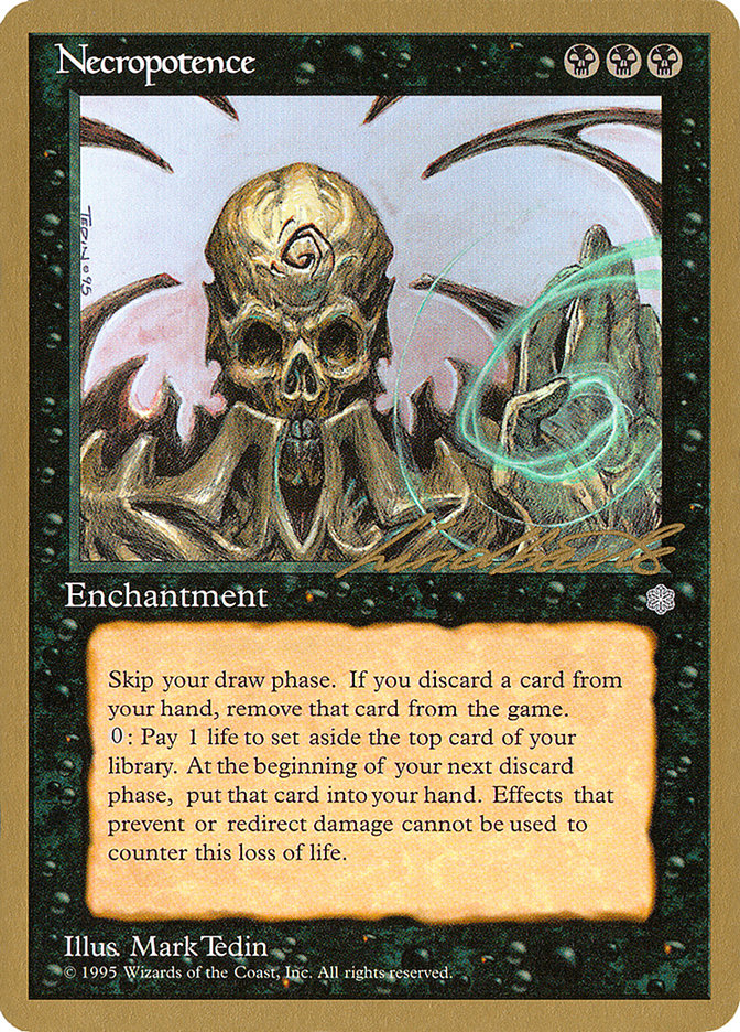 Necropotence (Leon Lindback) [Pro Tour Collector Set] | Rock City Comics