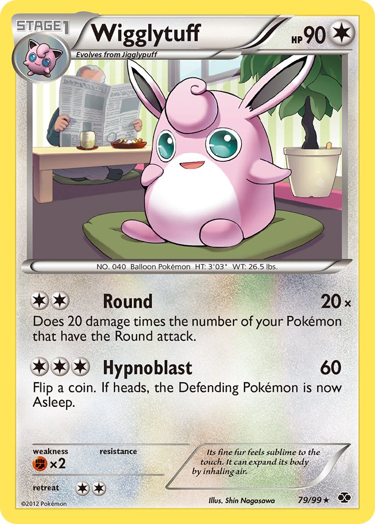 Wigglytuff (79/99) (Cosmos Holo) (Blister Exclusive) [Black & White: Next Destinies] | Rock City Comics