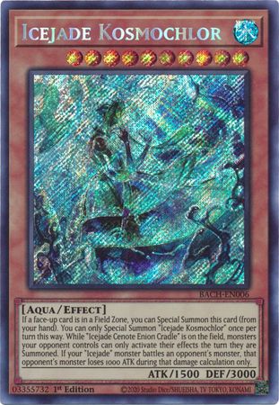 Icejade Kosmochlor [BACH-EN006] Secret Rare | Rock City Comics
