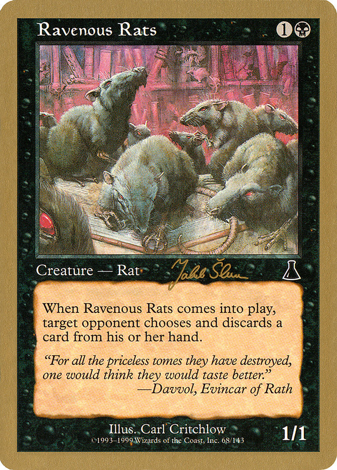 Ravenous Rats (Jakub Slemr) [World Championship Decks 1999] | Rock City Comics