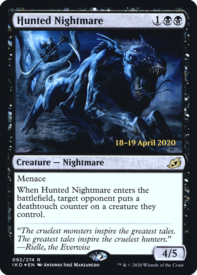 Hunted Nightmare  [Ikoria: Lair of Behemoths Prerelease Promos] | Rock City Comics