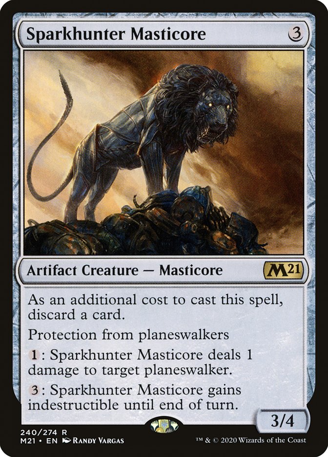 Sparkhunter Masticore [Core Set 2021] | Rock City Comics