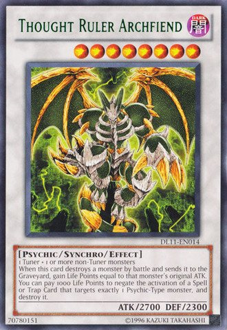 Thought Ruler Archfiend (Green) [DL11-EN014] Rare | Rock City Comics