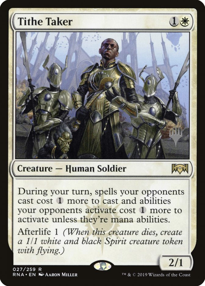 Tithe Taker (Promo Pack) [Ravnica Allegiance Promos] | Rock City Comics