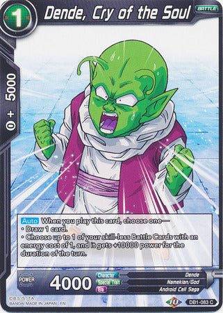 Dende, Cry of the Soul (DB1-083) [Dragon Brawl] | Rock City Comics