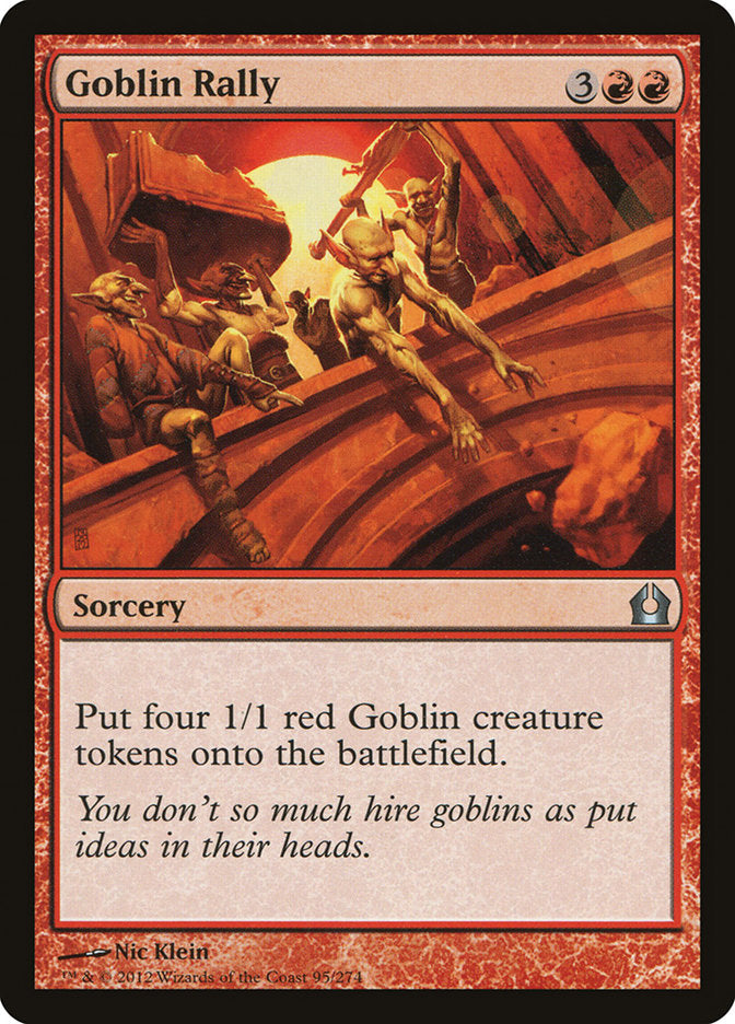 Goblin Rally [Return to Ravnica] | Rock City Comics