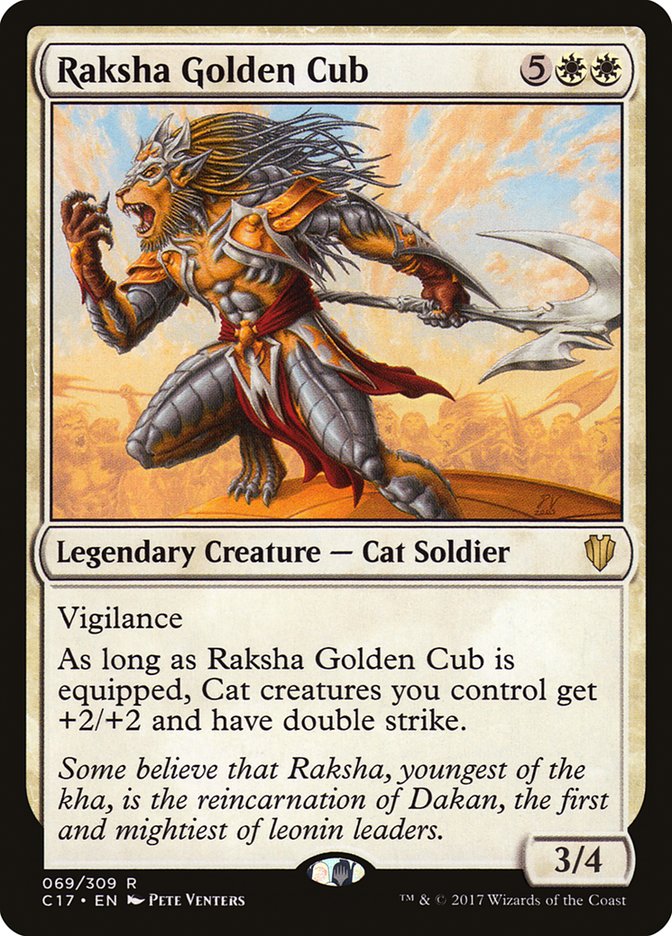 Raksha Golden Cub [Commander 2017] | Rock City Comics