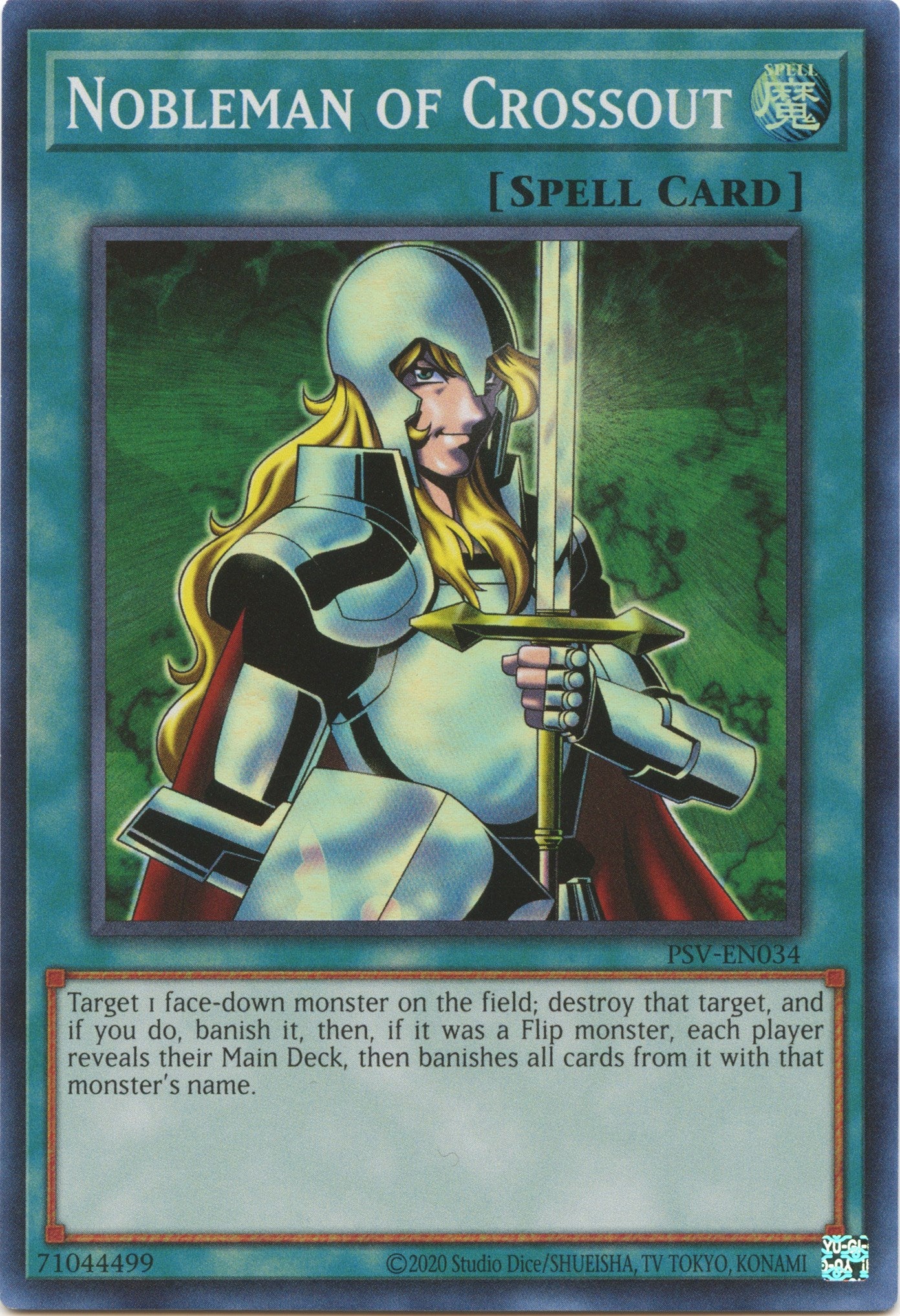 Nobleman of Crossout (25th Anniversary) [PSV-EN034] Super Rare | Rock City Comics