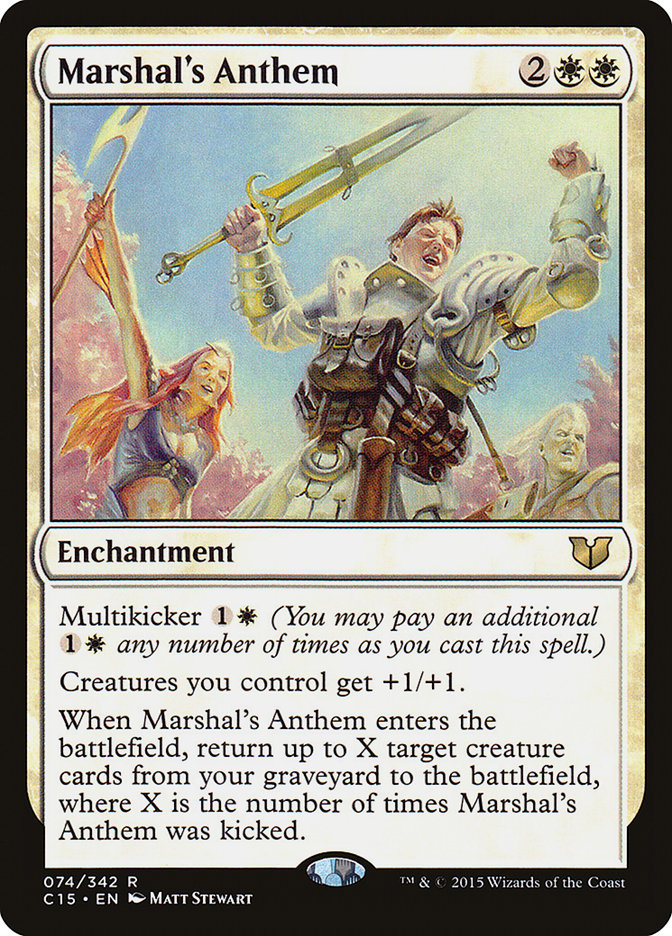 Marshal's Anthem [Commander 2015] | Rock City Comics