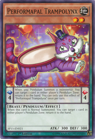Performapal Trampolynx [SP15-EN021] Common | Rock City Comics