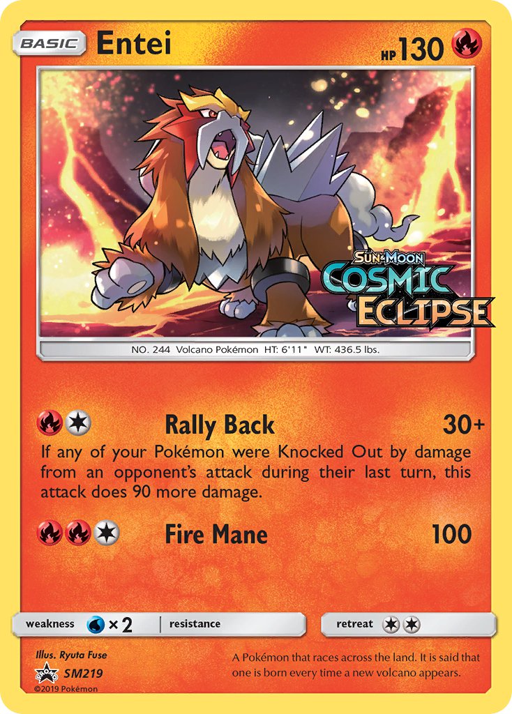 Entei (SM219) [Sun & Moon: Black Star Promos] | Rock City Comics