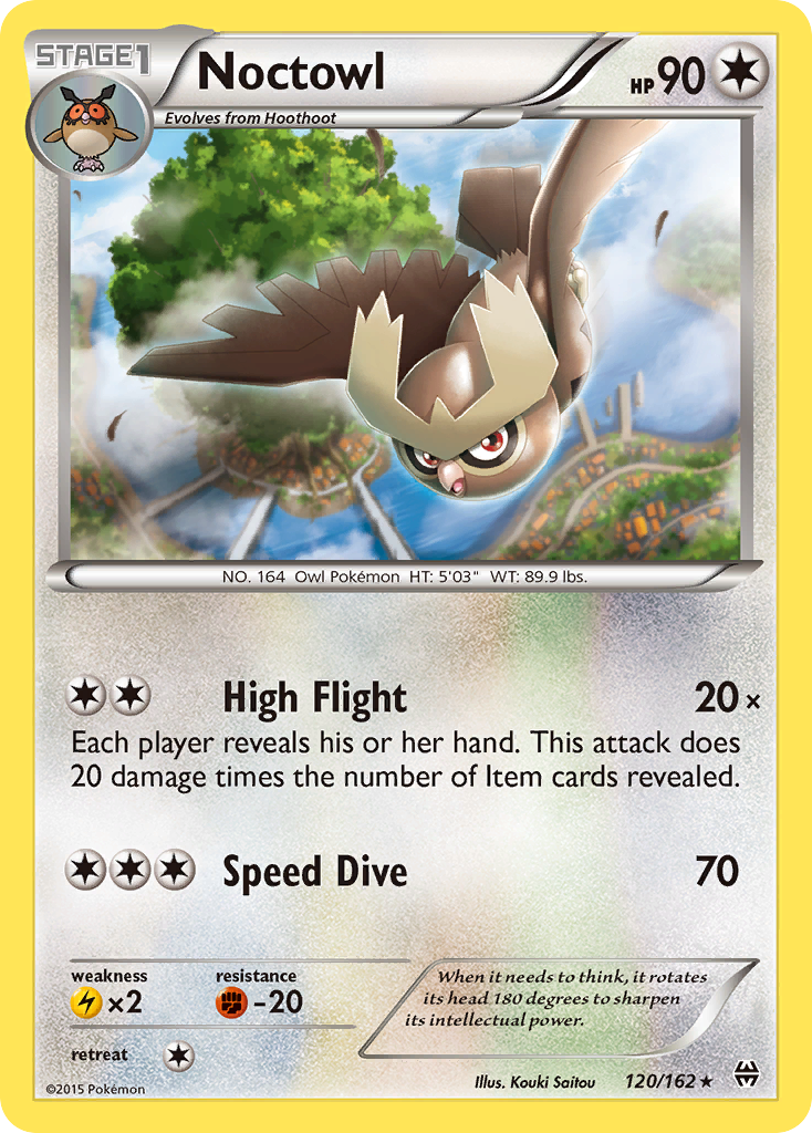 Noctowl (120/162) [XY: BREAKthrough] | Rock City Comics