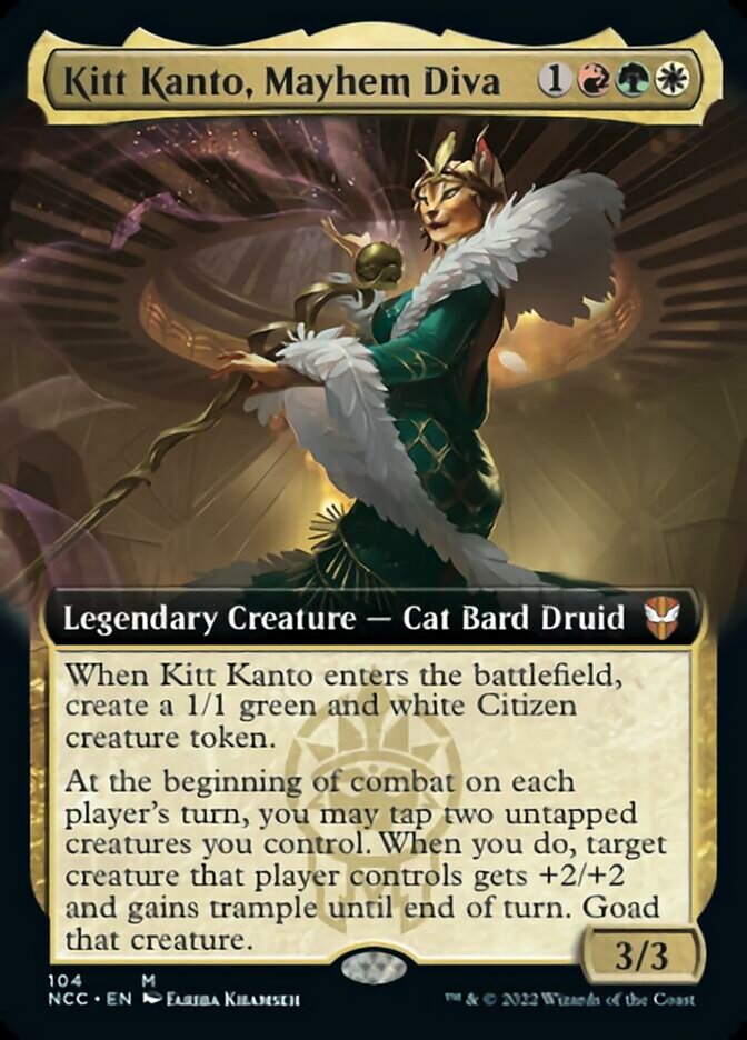 Kitt Kanto, Mayhem Diva (Extended Art) [Streets of New Capenna Commander] | Rock City Comics