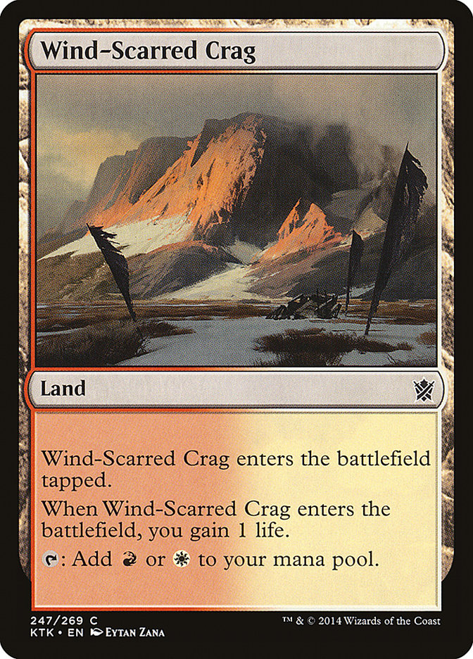 Wind-Scarred Crag [Khans of Tarkir] | Rock City Comics