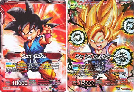 Son Goku // Rising Spirit Super Saiyan Son Goku (Starter Deck - The Extreme Evolution) (SD2-01) [Cross Worlds] | Rock City Comics