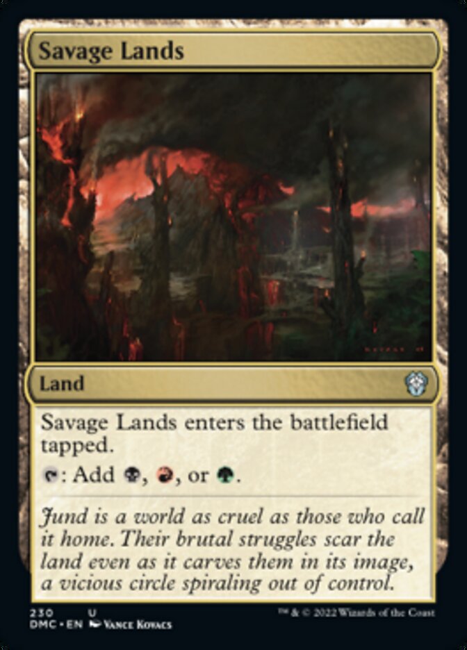 Savage Lands [Dominaria United Commander] | Rock City Comics