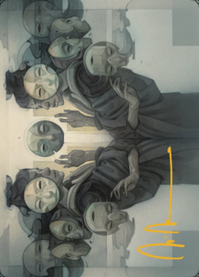 Vesuvan Duplimancy Art Card (Gold-Stamped Signature) [Dominaria United Art Series] | Rock City Comics