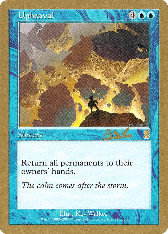 Upheaval (Carlos Romao) [World Championship Decks 2002] | Rock City Comics