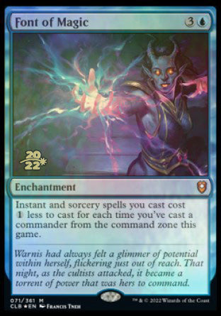 Font of Magic [Commander Legends: Battle for Baldur's Gate Prerelease Promos] | Rock City Comics