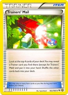 Trainers' Mail (92a/108) (Alternate Art Promo) [XY: Roaring Skies] | Rock City Comics