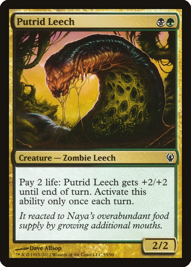 Putrid Leech [Duel Decks: Izzet vs. Golgari] | Rock City Comics