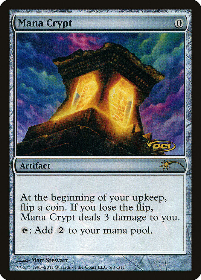 Mana Crypt [Judge Gift Cards 2011] | Rock City Comics