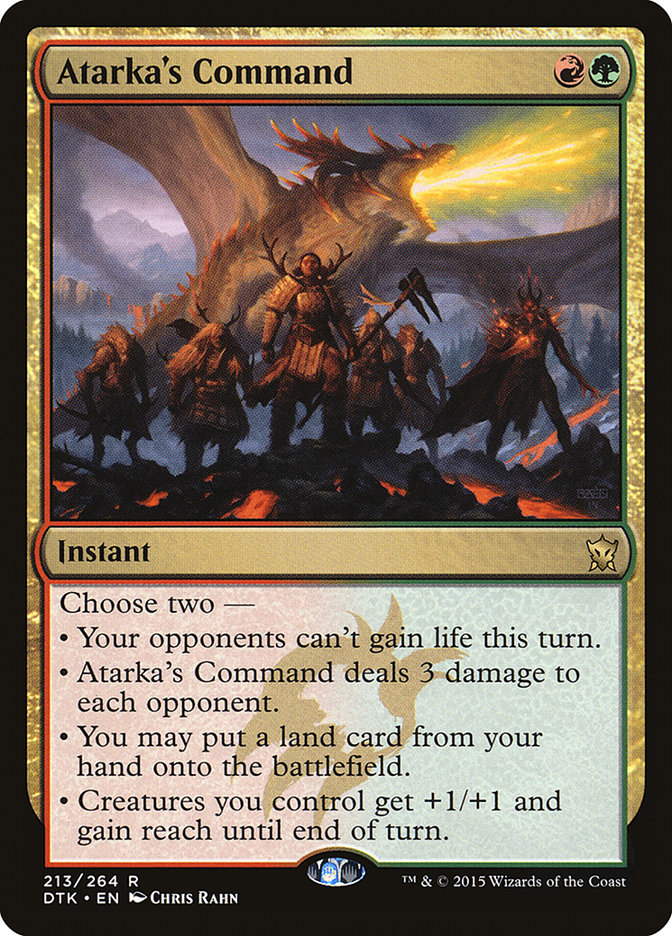 Atarka's Command [Dragons of Tarkir] | Rock City Comics