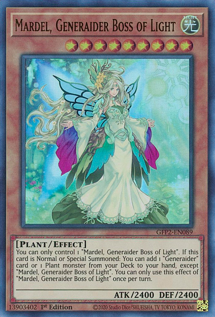 Mardel, Generaider Boss of Light [GFP2-EN089] Ultra Rare | Rock City Comics