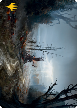 Overgrown Farmland Art Card (Gold-Stamped Signature) [Innistrad: Midnight Hunt Art Series] | Rock City Comics