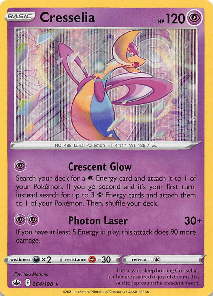 Cresselia (064/198) [Sword & Shield: Chilling Reign] | Rock City Comics