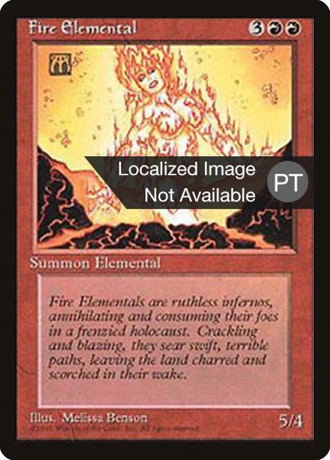 Fire Elemental [Fourth Edition (Foreign Black Border)] | Rock City Comics