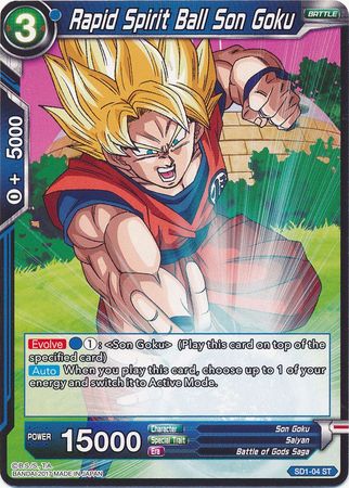 Rapid Spirit Ball Son Goku (Starter Deck - The Awakening) [SD1-04] | Rock City Comics