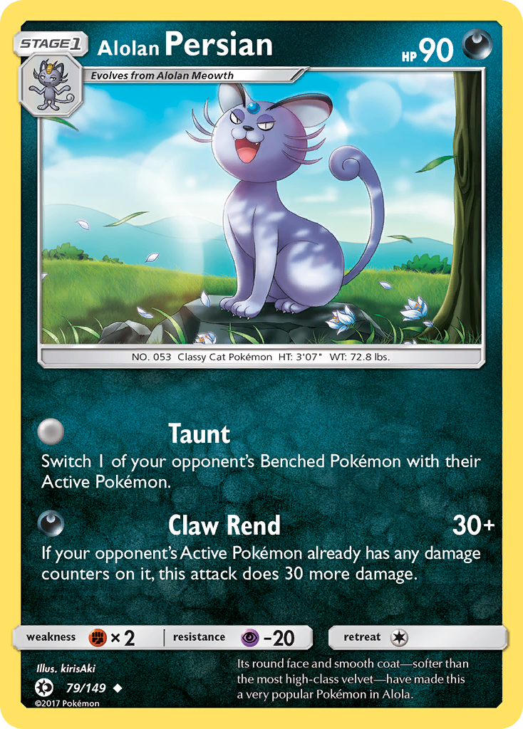 Alolan Persian (79/149) [Sun & Moon: Base Set] | Rock City Comics