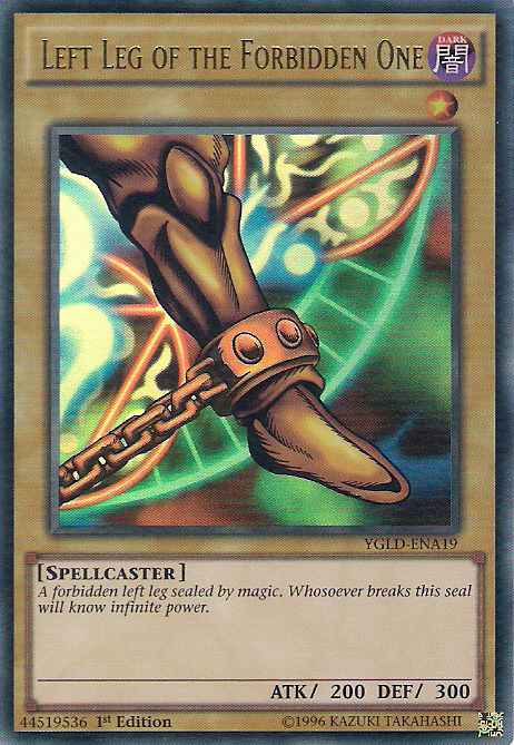 Left Leg of the Forbidden One [YGLD-ENA19] Ultra Rare | Rock City Comics