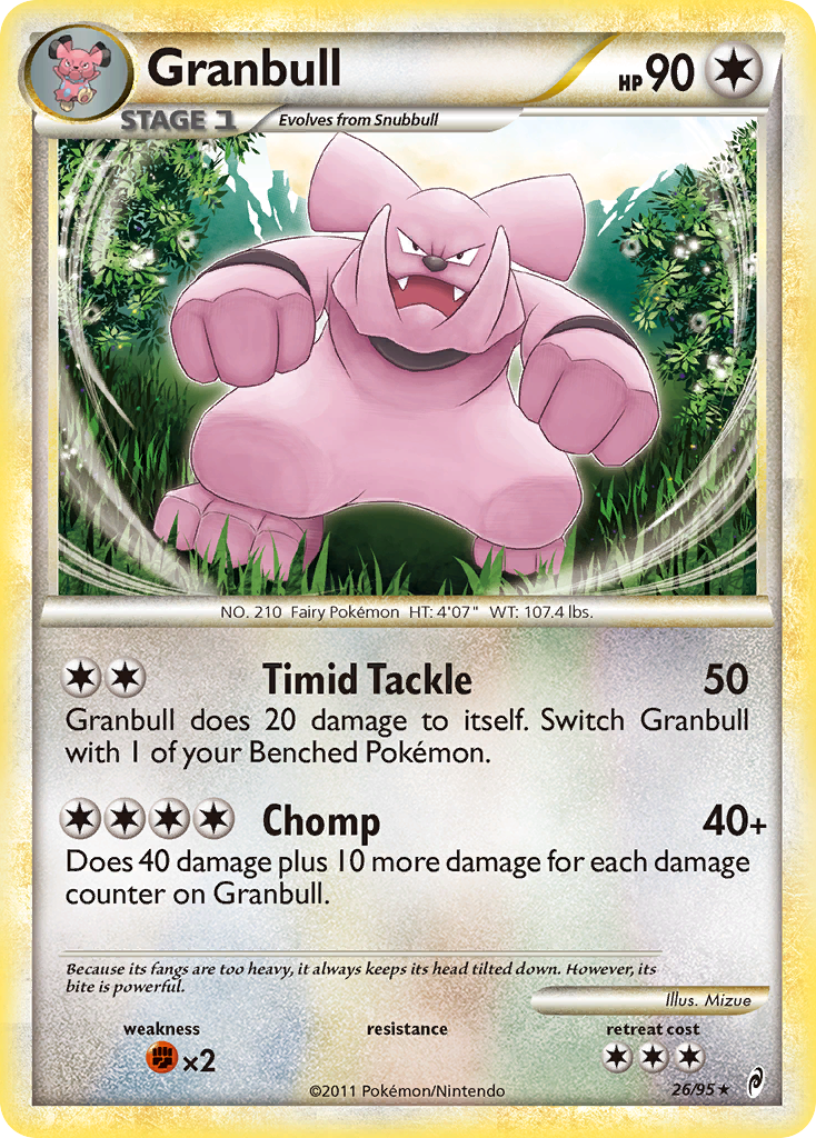 Granbull (26/95) [HeartGold & SoulSilver: Call of Legends] | Rock City Comics