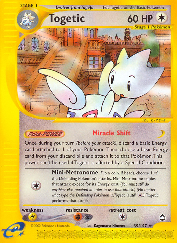 Togetic (39/147) [Aquapolis] | Rock City Comics