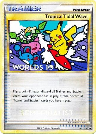 Tropical Tidal Wave (HGSS18) (Semi Finalist) [HeartGold & SoulSilver: Black Star Promos] | Rock City Comics