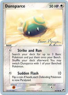 Dunsparce (60/100) (Team Rushdown - Kevin Nguyen) [World Championships 2004] | Rock City Comics