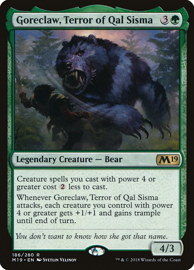 Goreclaw, Terror of Qal Sisma [Core Set 2019] | Rock City Comics