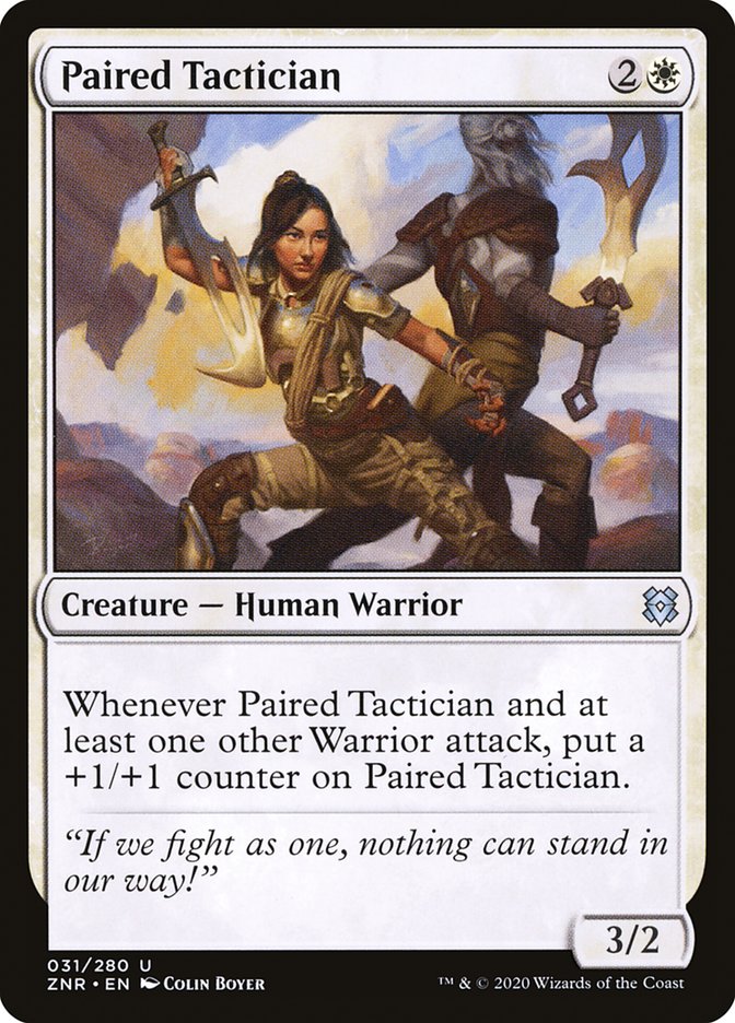 Paired Tactician [Zendikar Rising] | Rock City Comics