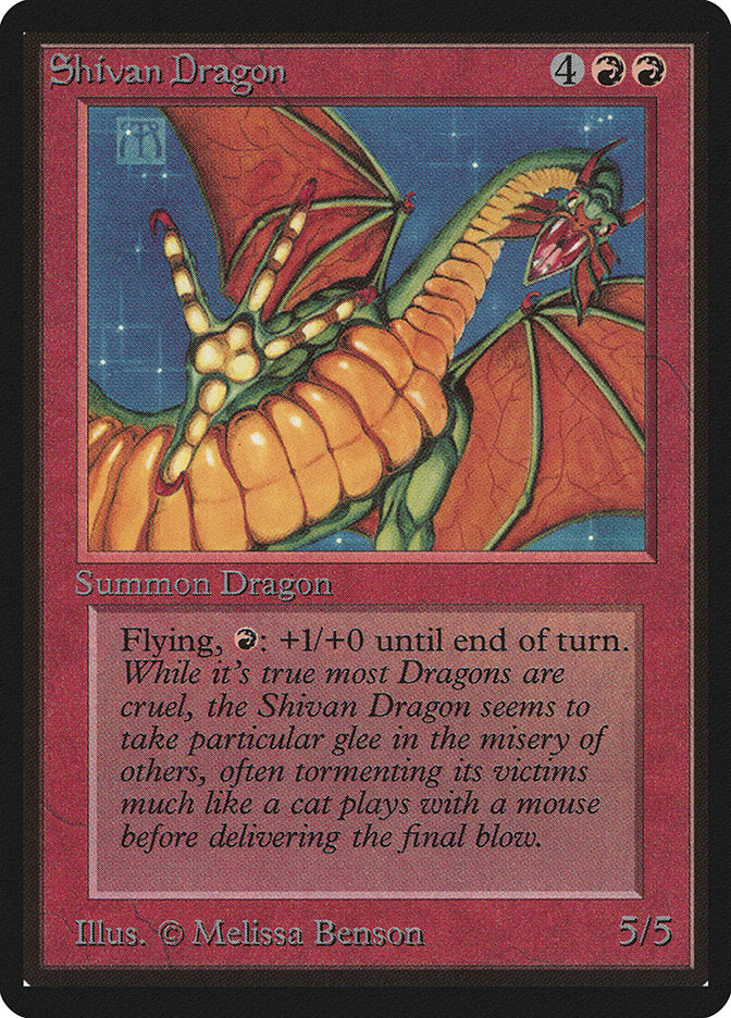 Shivan Dragon [Limited Edition Beta] | Rock City Comics