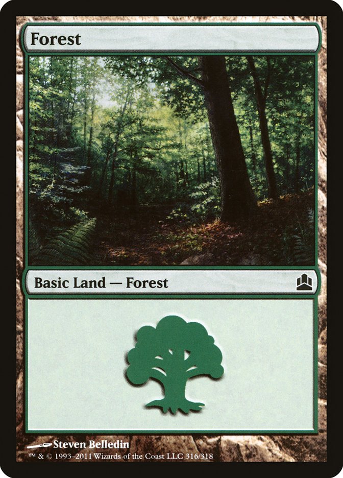 Forest (316) [Commander 2011] | Rock City Comics