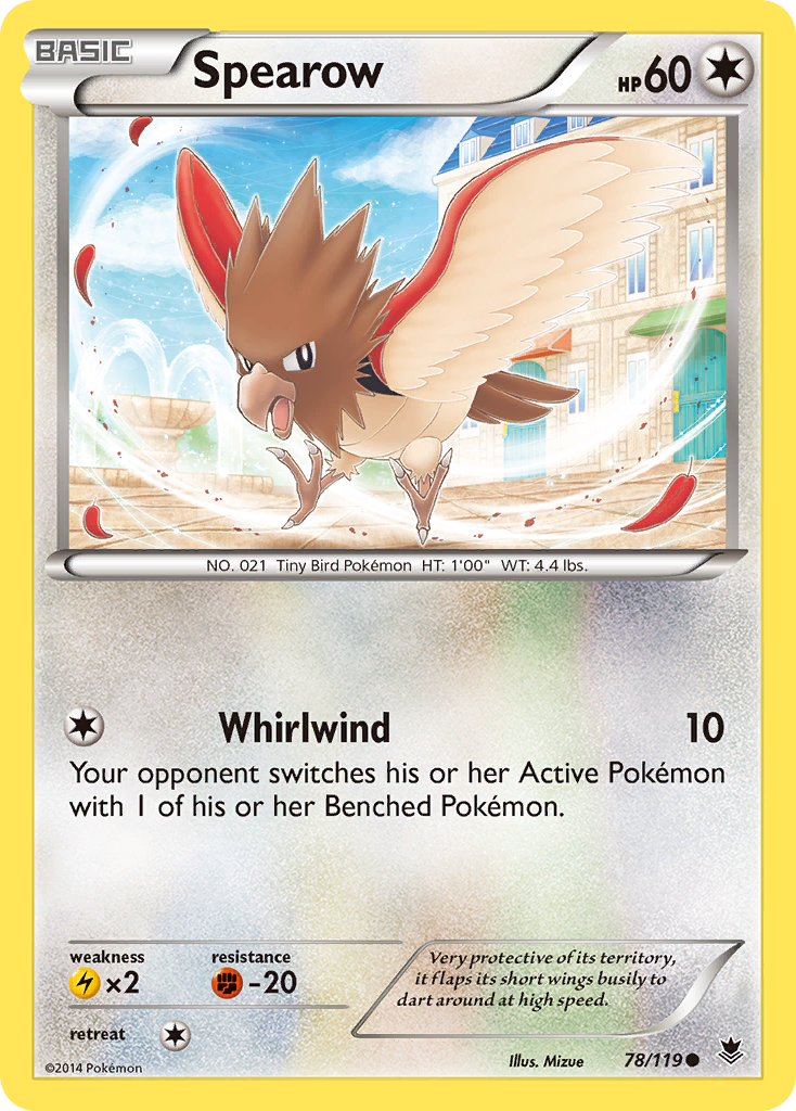 Spearow (78/119) [XY: Phantom Forces] | Rock City Comics