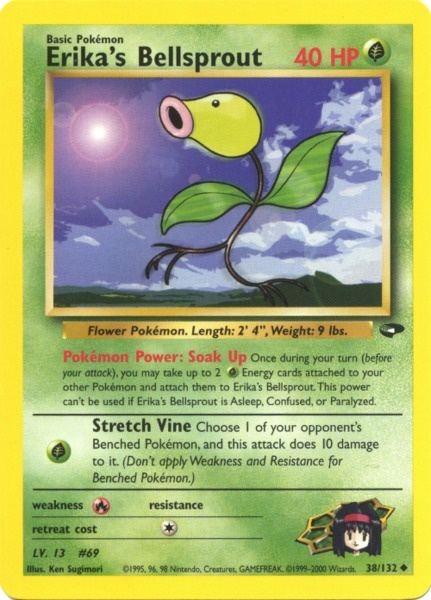 Erika's Bellsprout (38/132) [Gym Challenge Unlimited] | Rock City Comics