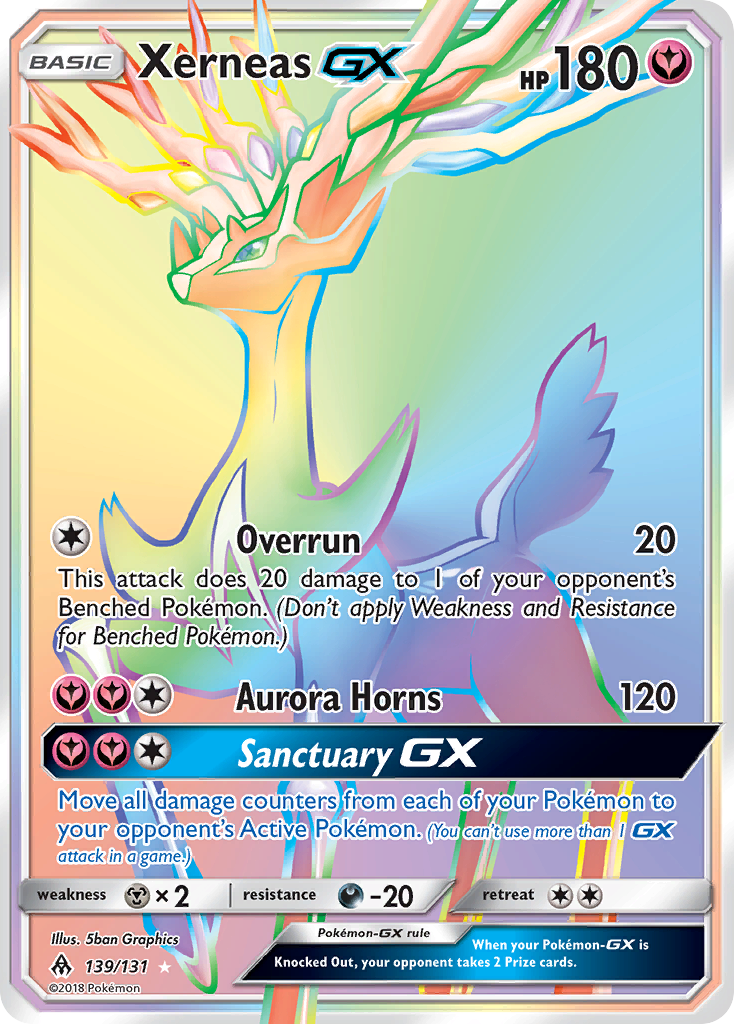 Xerneas GX (139/131) [Sun & Moon: Forbidden Light] | Rock City Comics