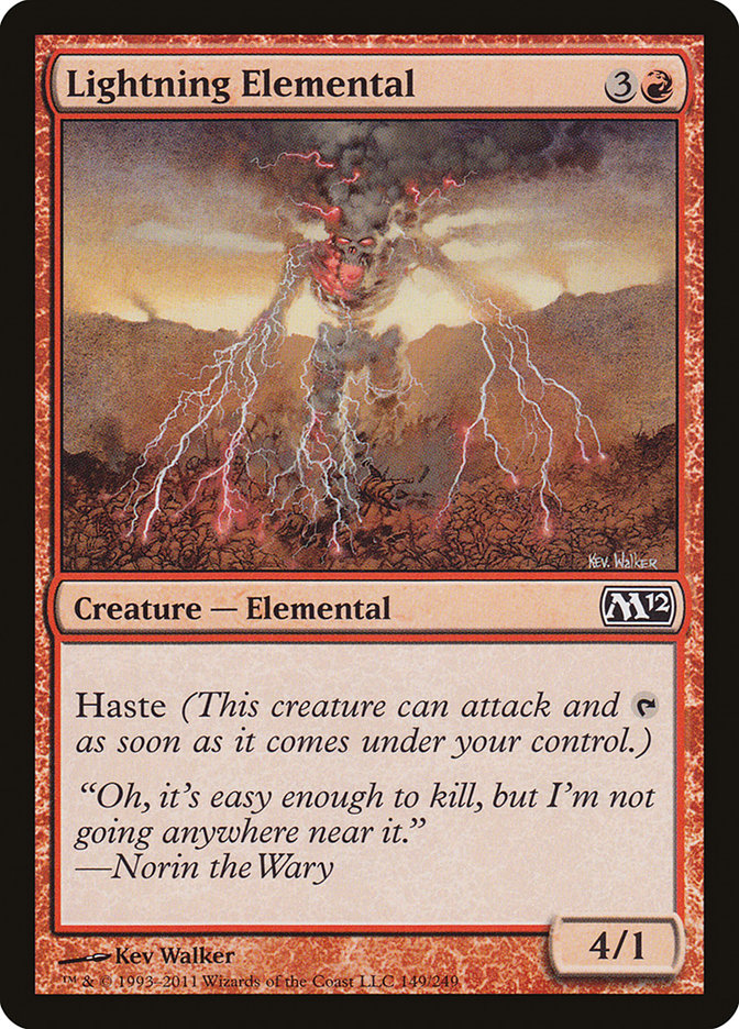 Lightning Elemental [Magic 2012] | Rock City Comics